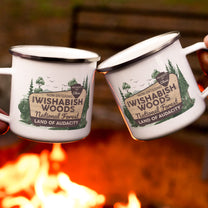 Iwishabish Woods National Forest - Personalized Enamel Mug