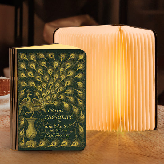 Jane Austen Old Book Cover - Personalized Book Lamp
