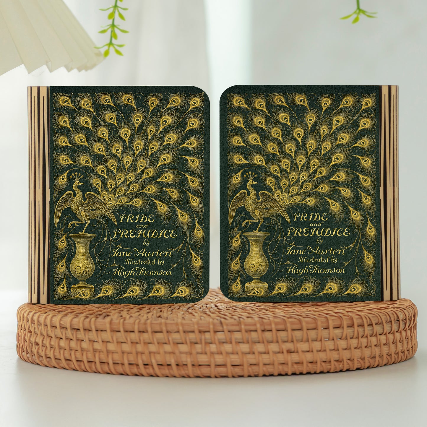 Jane Austen Old Book Cover - Personalized Book Lamp