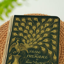 Jane Austen Old Book Cover - Personalized Book Lamp