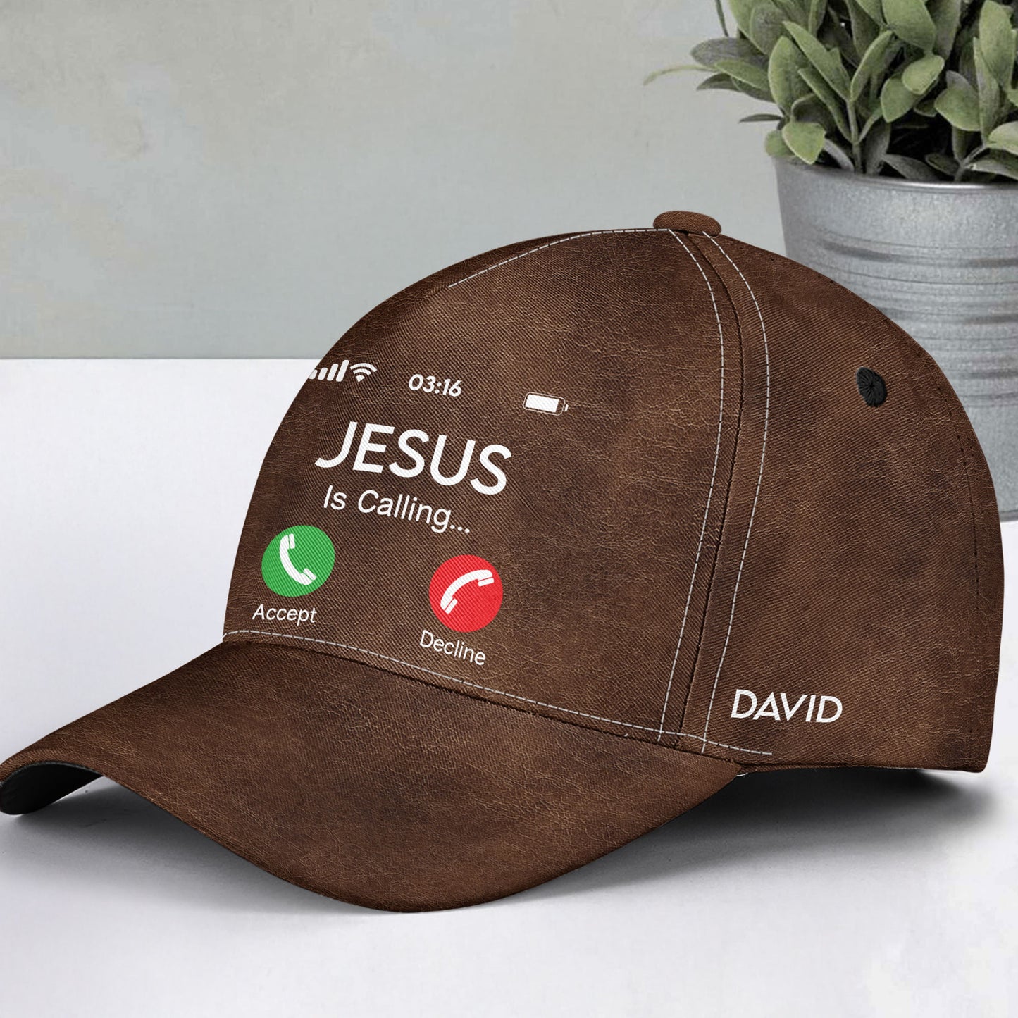 Jesus Is Calling - Personalized Classic Cap