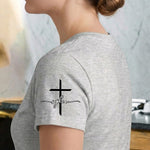 Jesus Saves USA Patriotic Faith Red White Blue - Personalized Shirt