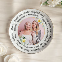 Jewelry Dish Gift For Beautiful Daughter - Personalized Photo Jewelry Dish
