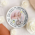 Jewelry Dish Gift For Beautiful Daughter - Personalized Photo Jewelry Dish