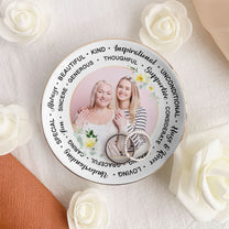 Jewelry Dish Gift For Beautiful Daughter - Personalized Photo Jewelry Dish