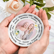 Jewelry Dish Gift For Beautiful Daughter - Personalized Photo Jewelry Dish