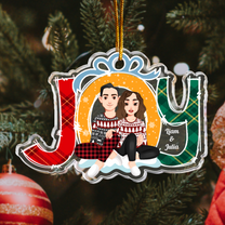 Joy Christmas - Personalized Acrylic Ornament