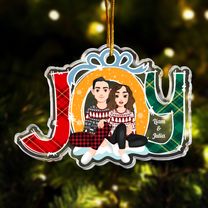 Joy Christmas - Personalized Acrylic Ornament