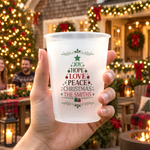 Joy, Hope, Love, Peace, Christmas. - Personalized Cups 3