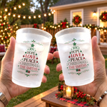 Joy, Hope, Love, Peace, Christmas. - Personalized Cups 4