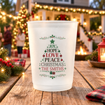 Joy, Hope, Love, Peace, Christmas. - Personalized Cups 5