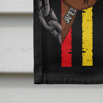 Juneteenth Fist Bump - Personalized Flag