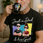 Just A Dad And His Girl - Custom Father's Day Gift Set