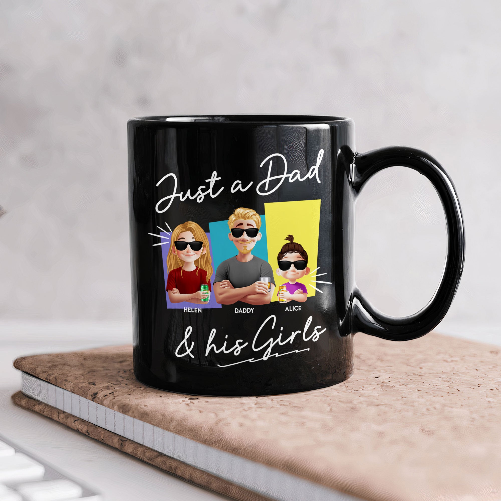 Just A Dad And His Girl - Custom Father's Day Gift Set