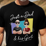Just A Dad And His Girl - Custom Father's Day Gift Set