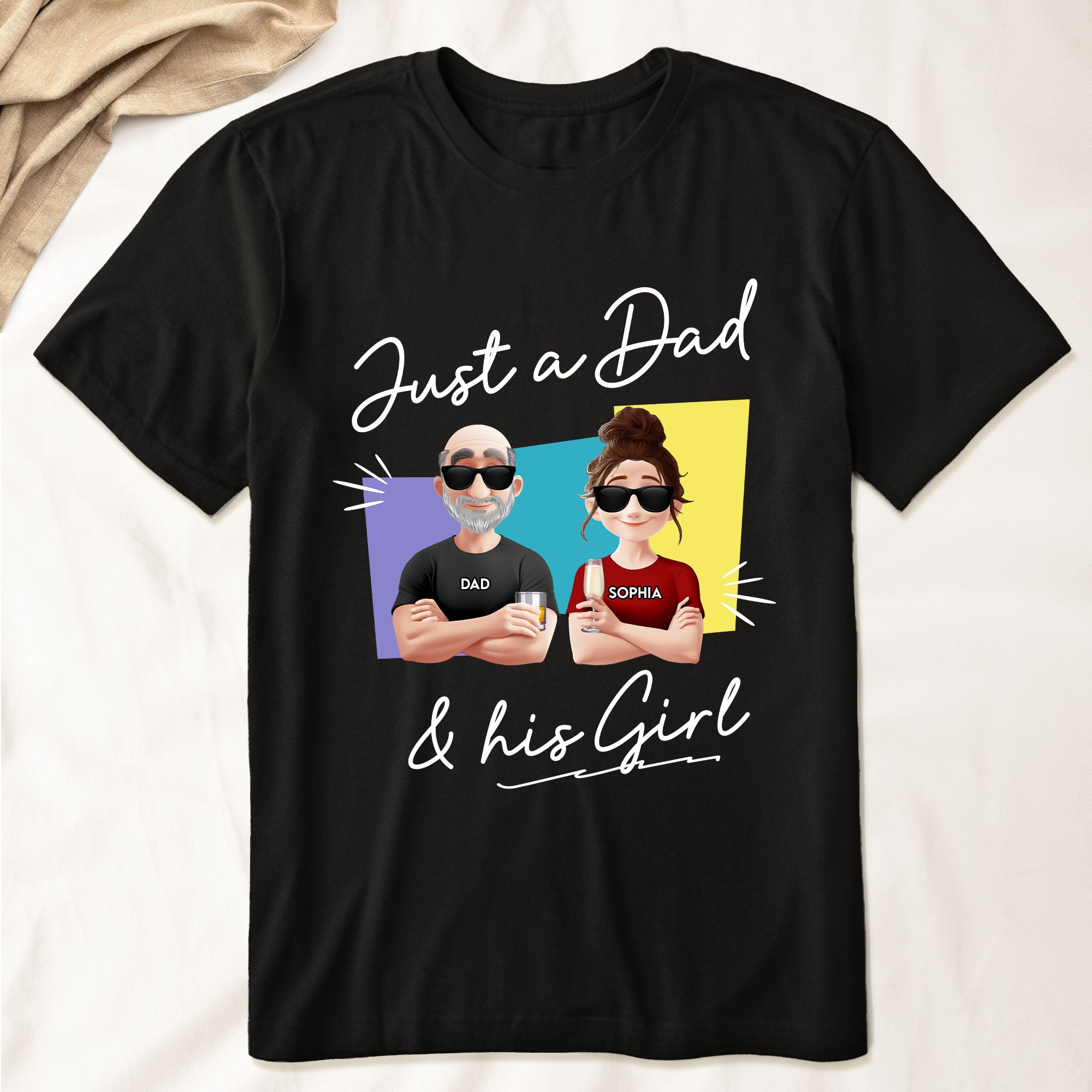 Just A Dad And His Girl - Custom Father's Day Gift Set