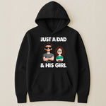 Just A Dad And His Kids - Personalized Shirt