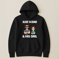 Just A Dad And His Kids - Personalized Shirt