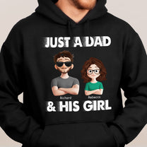 Just A Dad And His Kids - Personalized Shirt