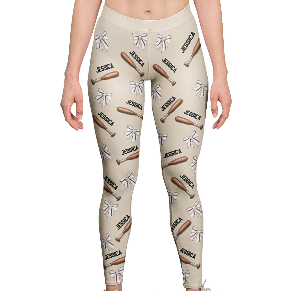 Just A Girl Who Loves Baseball - Personalized Leggings