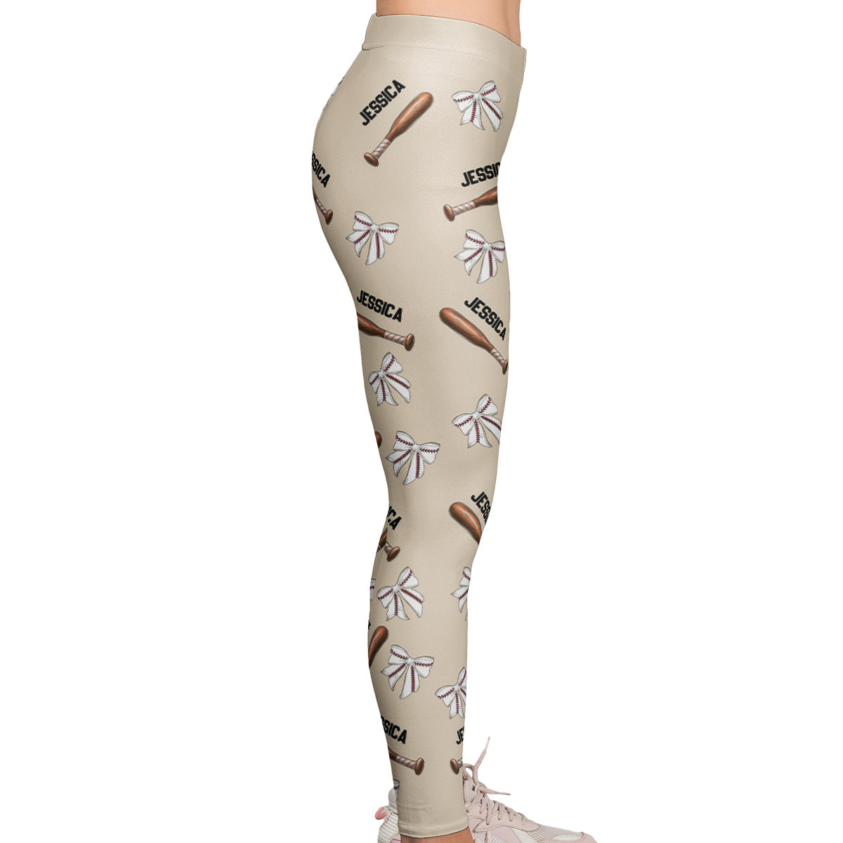 Just A Girl Who Loves Baseball - Personalized Leggings