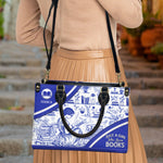 Just A Girl Who Loves Books Toile De Jouy - Personalized Leather Bag