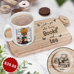Just A Girl Who Loves Books And Coffee - Custom Gift Set