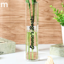 Just A Girl Who Loves Books - Personalized Acrylic Book Vase