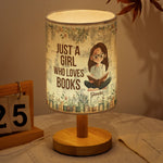 Just A Girl Who Loves Books - Personalized Fabric Lamp