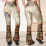 Just A Girl Who Loves Books - Personalized Flare Leggings