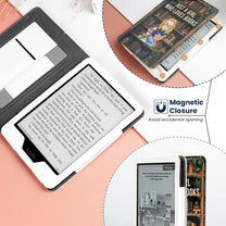 Just A Girl Who Loves Books - Personalized Kindle Paperwhite Case With Stand