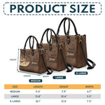 Just A Girl Who Loves Books - Personalized Leather Bag