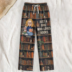 Just A Girl Who Loves Books - Personalized Satin Pajama Set