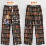 Just A Girl Who Loves Books - Personalized Satin Pajama Set