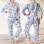 Just A Girl Who Loves Books - Personalized Satin Pajama Set