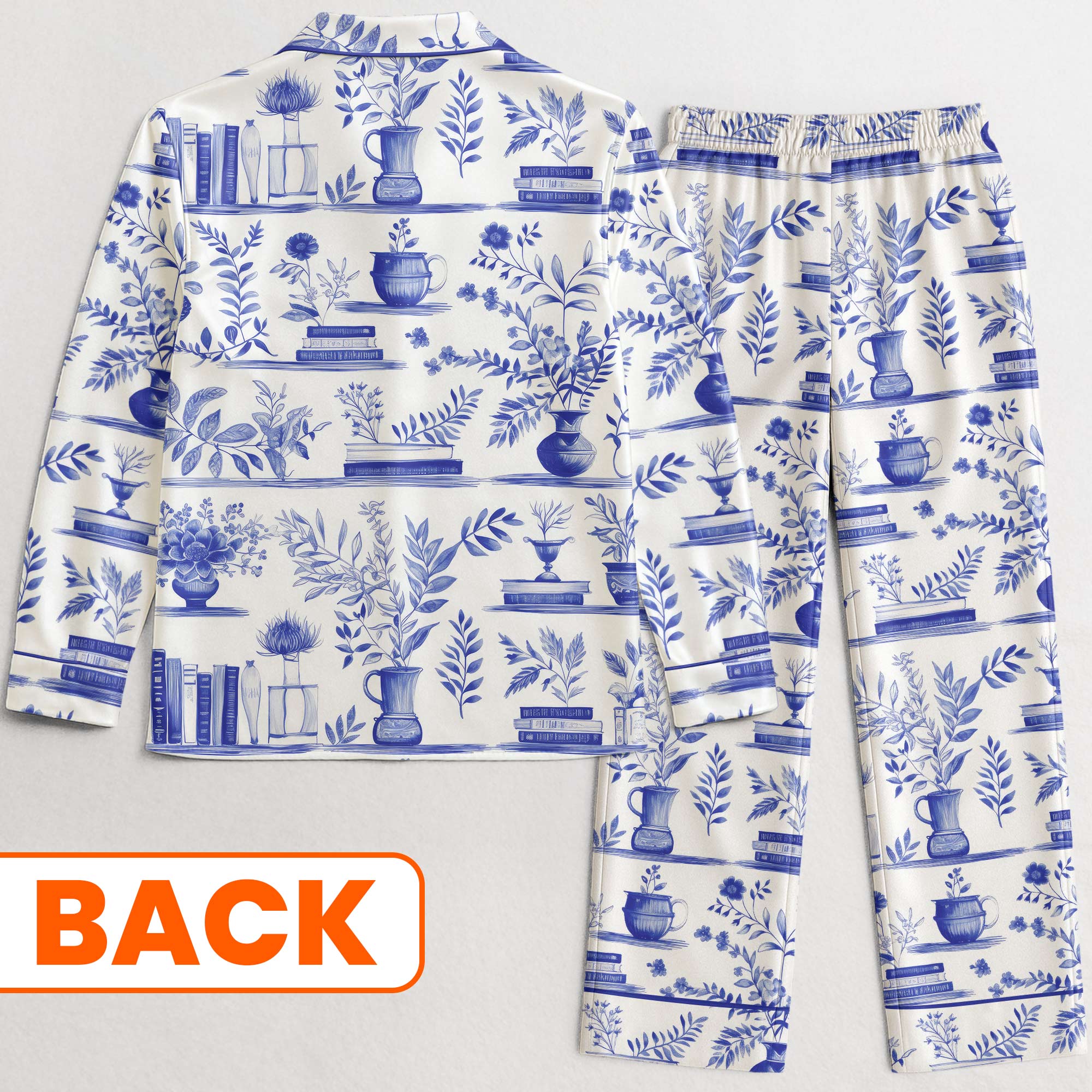 Just A Girl Who Loves Books - Personalized Satin Pajama Set
