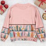 Just A Girl Who Loves Books - Personalized Ugly Sweater - Gift For Daughter