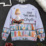 Just A Girl Who Loves Books - Personalized Ugly Sweater - Gift For Daughter