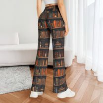 Just A Girl Who Loves Books - Personalized Wide Leg Pants