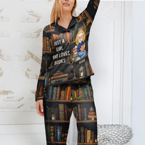 Just A Girl Who Loves Books - Personalized Women's Pajamas Set