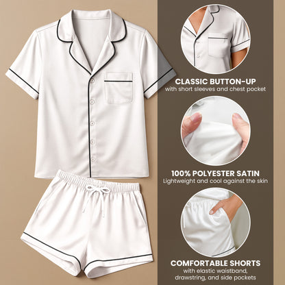 Just A Girl Who Loves Books Toile De Jouy - Personalized Satin Pajama Set