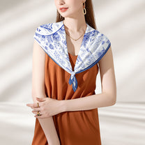 Just A Girl Who Loves Books Toile De Jouy - Personalized Satin Scarf