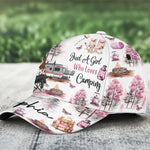 Just A Girl Who Loves Camping Camping Queen Coquette Ver - Personalized Classic Cap