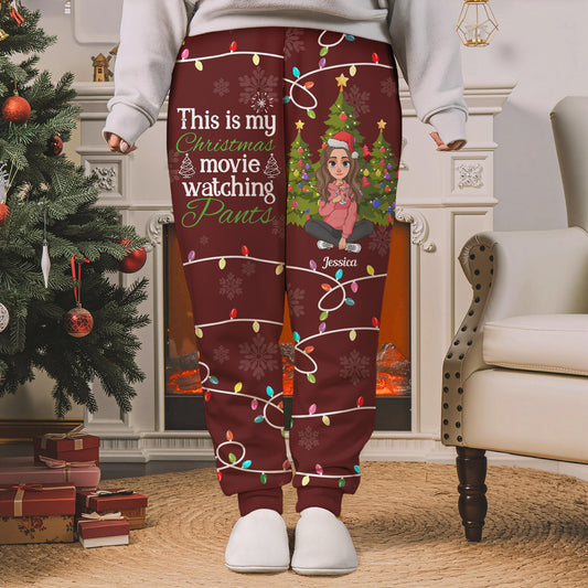 Just A Girl Who Loves Christmas - Personalized Sweatpants