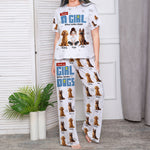 Just A Girl Who Loves Dogs - Personalized Pajama Shorts Set