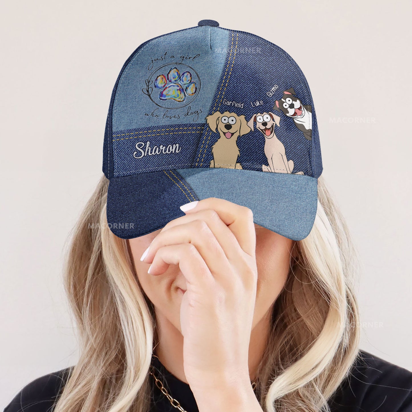 Just A Girl Who Loves Dogs - Personalized Classic Cap