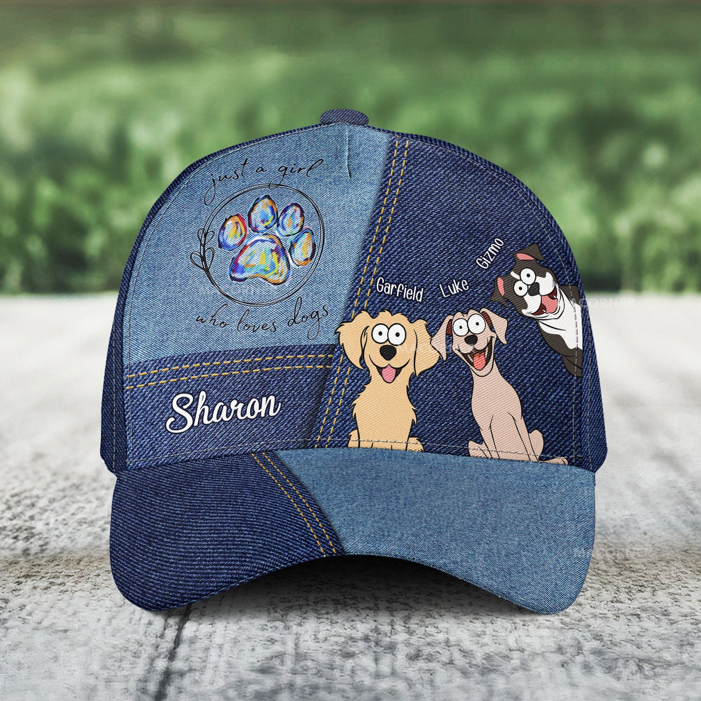 Just A Girl Who Loves Dogs - Personalized Classic Cap