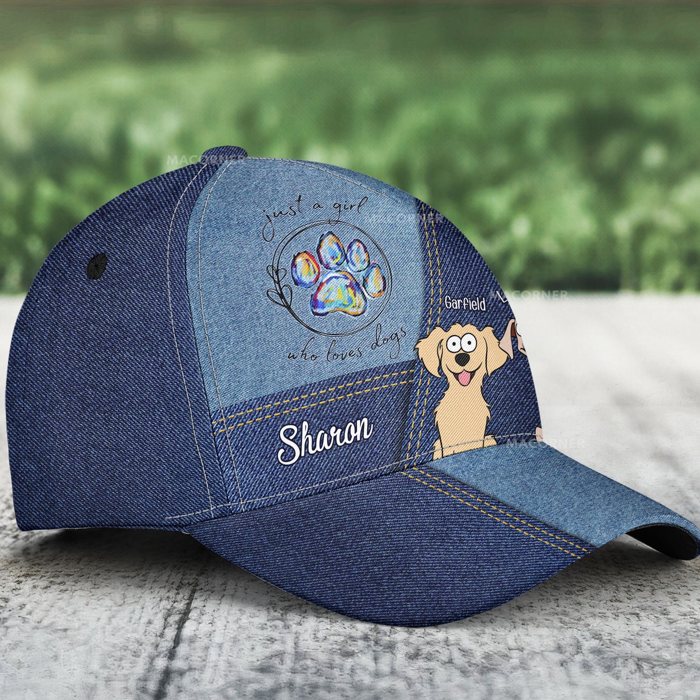 Just A Girl Who Loves Dogs - Personalized Classic Cap