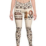 Just A Girl Who Loves Dogs - Personalized Leggings