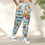 Just A Girl Who Loves Dogs - Personalized Sweatpants